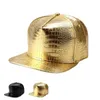 Ball Caps PANGKB Brand BIG A CAP gold leather metal hat headwear for men women adult outdoor casual sun baseball cap 230626