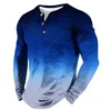 남성용 T 셔츠 야외 빈티지 V- 넥 셔츠 버튼 긴 소매 패션 스포츠 티셔츠 가을 젊음의 기질 로파 파라 hombre