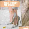 Ножные браслеты Love, ювелирные изделия для женщин, украшают милую цепочку для ног из нержавеющей стали для девочек, Прямая доставка Ot4Tw