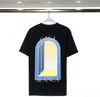 Novos Woens Designer Camisetas Luxe Tshirt Homens Casablanca Luxo Tees para Homens Top Oversized Casablanc Camisa Casa Blanca Roupas Moda Verão Tripulação Pescoço Curto Tee 2xl