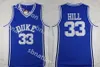 Джерси колледжа Duke Blue Devils 4, трикотажные изделия JJ Redick 32, Christian Laettner 33, Grant Hill, белая, полностью сшитая баскетбольная одежда NCAA, детская и мужская