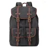 Backpack Rucksack Men Outdoor Canvas Laptop Bag 15 Inches Hiking Camping Retro Style Backpacks