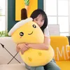 22-70 cm olbrzyma rozmiar bąbelki herbata Plushies Squishy Milk Tea Boba Pillow Peluche Lody Owoce Sok Soków Butelka Dekor