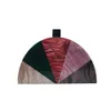 Nowy styl półkolisowy akrylowa torba obiadowa z szwami wiatru kolor kontrastowy sukienka twarda pudełko i damska torba do rąk 240207
