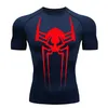 Camisa de compressão Mens Manga Longa T-shirt Proteção Solar Segunda Pele Respirável Secagem Rápida Rashgarda Tops Sports Man 2099 Tees 240202