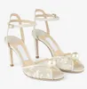 24 Luxury Brial Wedding Sacora Sandals Shoes With White Pearl Women V-Cut Peep Toe High Heels Lady Pumps Dress Wedding Perfect Gladiator Sandalias EU35-43