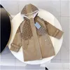 Manteau d'hiver enfants Parkas garçons filles designer lettre de mode veste vêtements de bébé vestes épais vêtements d'extérieur chauds manteaux enfants taille dhwky