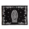 Blankets Maria Blanket The Virgin Mary Tapestry Office Air Conditioning Red Black Nap Living Room Sofa Ornaments 230621 Drop Deliver Dhtkf