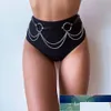 Belly Chains Leather Body Harness Chain Belt Sexy Women Straps Girls Rave Waist Jewelry Fashion Accessory Factory Price Expert Desig Dhbhn