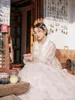 Ethnic Clothing 2024 Korea Style Women Improved Hanbok Po Daily Costume Princess Court Dress Skirt Brace Loose Casual Female W194