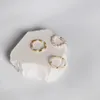 Pierścionki ślubne Minar ręcznie robione nieregularne słodkowodne perełki Pearl Perel Strand Elastic Weding Bands Pierścień dla kobiet miedziane złote akcesoria