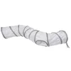 Curtain Cats Tunnel Foldable Pet Cat Toys Kitten Pet Training Interactive Fun Toy Tunnel Bored For Puppy Kitten Rabbit Play Tunnel Tube 240119