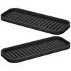 Table Mats 2 Pcs Earring Rack Silicone Drying Mat Dishes Bathroom Soap Holder Sink Tray Silica Gel Kitchen