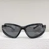 Sonnenbrille Wrap Around Damen Herren Markendesign Spiegel Sport Vintage Y2K Sonnenbrille Fahren Brillen Futuristische Farbtöne