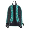 Backpack Horses And Flowers On Teal Turquoise Horse Print Art Cowgirl Backpacks Boy Girl Bookbag Travel Rucksack Shoulder Bag