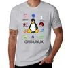 Erkek Polos GNU/Linux: Distro T-Shirt Sports Fan T-Shirts Hippi Giysileri Grafik Tişörtlü Erkekler