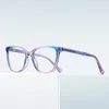 Gafas de sol Marcos Anteojos para mujer TR90 Material Textura fina Varios colores disponibles Gafas ópticas cuadradas de moda Transparente