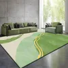 Carpets Nordic Simple Crystal Velvet Carpet Living Room Bedroom Bed Blanket Large Sofa Coffee Table Fresh Green