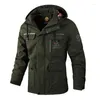 Vestes pour hommes Mode Casual Coupe-vent Veste à capuche Homme imperméable extérieur Soft Shell Manteau d'hiver Vêtements légers