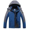 Afneembare wintermuts Groot formaat en verdikte fleece Heren Outdoor Hardshell Klimkleding Winddichte jas Kwaliteit Herenjas 240122