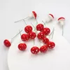 Tuindecoratie 50X2 cm Rood Schuim Paddestoel Mini Paddestoel Fee Ornament DIY Ambachten Xmas Decor Gazon Ornamenten