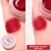 Mousse de brilho labial enlatado batom à prova d'água suor leve lama veludo fosco vermelho moda beleza cosmético tslm2