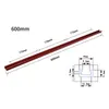 Aluminium Alloy 300-600mm T-Track T-Slot Miter Jig Tools For Woodworking Router T Screws Quick Acting Clamp