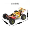 WLtoys 144010 144001 75 km/u 2.4G RC auto borstelloze 4WD elektrische hoge snelheid off-road afstandsbediening Drift speelgoed voor kinderen racen 240122