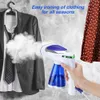 Foldable Garment Steamer 1600W Powerful Handheld Steam Iron for Clothes 200ML Home Travel Portable FastHeat Ironing Machine 240131