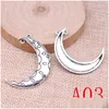 Charms Arrival Big Moon For Jewelry Making Gifts Women Drop Delivery Findings Components Otwcq