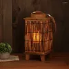 Candle Holders Unique Wooden House Antique Ideas Tall Lantern Aesthetic Garden Porta Candele Furniture