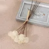 Decorative Flowers Artificial Dandelion Prick Ball Plastic Bouquet Home Decoration Wedding Birthday Gift Fake Flower Arrangement 12Pcs