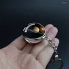 Anahtarlıklar Esspoc Galaxy Cam Topu Anahtarlık Çift Side 35mm Cabochon Anahtar Zinciri Teyze Kadınlar İçin Keytler Erkekler Bijoux Astronomi Hediyesi