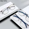 Sunglasses Frames MCYFC Sports Glasses For Men Women Myopia Running Anti-Fall Basketball Football Anti-Slip Half-Frame Pure Titanium Frame