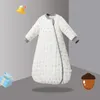 Saco de dormir para bebê algodão puro wearable cobertor sleepsack menino menina roupas bebê kick-proof colcha 0-24 meses cordeiro para baixo sono 240122