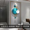Horloges murales Simple moderne décoration de la maison horloge nordique lumière luxe art métal mode créativité silencieux balayage seconde montre à quartz