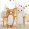 Super Soft Rilakkuma Chicken Plush Toy Cute Cartoon Bear Stuffed Animal Doll Home Decoration Toys Kids Girlfriends Birthday Gift 240123