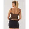 Layered Inside Women's Clothing, Amazon Y2K Popular Knitted Bm Strap, European and American Slimming and Sexy Bottom Tank Top, Spicy Girl