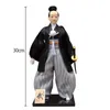 30cm Traditional Japanese Samurai Ninja Figurines Statues Japanese Dolls Ornaments Sushi Restaurant Home Decoration Gifts 240202