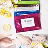 Other Health Beauty Items Fibroin Silk Mask Water Hydrating Moisturizing Oil Control Collagen Facial Biological Cosmetic Face Masks Dh9Wb