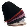 Kvinnor cloche hink filt hatt stor ull filt kon huva hatt kropp för milliner hatt som gör fedora material kropp kottar diy hantverk 240126