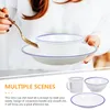 Dinnerware Sets For 1 Person Melamine Plates And Bowls Kitchen Set With Mugs ( Yellow