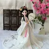 16 BJD Chinese Ancient Doll Hanfu Clothes Trailing Skirt Headdress Fairy Princess Drama Toys for Girls 240129