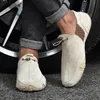 로퍼에 캐주얼 슬립 야외 조명 아파트 가을 진짜 가죽 신발 편안한 단색 남성 운동화 240129