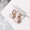 designer sieraden dames Dangle oorbellen kleur steen micro ingelegd snoep vierkant kristal diamant8857786