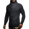 Maglioni da uomo Maglione Autunno Inverno Casual Dolcevita da uomo Manica intera Oversize Slim Fit Pullover lavorato a maglia