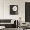 Wandklokken Rustige Persoonlijkheid Creatieve Klok Woonkamer Mode Hangende Kunst Decoratie Licht Luxe Horloge Eenvoudige Sfeer