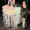 Luzes da noite China estilo lembrança Medusa Lâmpada Portátil Flor Lâmpada Menina Quarto Atmosfera Decoração Lâmpadas Noite Lâmpada Decoração de Casa 2024 YQ240207