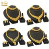 ANIID Set di gioielli nigeriani per le donne Matrimonio africano 24K Color oro Dubai Gioielli da sposa Collana e orecchini etiopi Set 240123