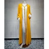 Etnische kleding moslim set Jalabiya vrouwen Ramadan Abaya elegante chiffon Marokko Kaftan avondjurk 2-delige islamitische lange jurken